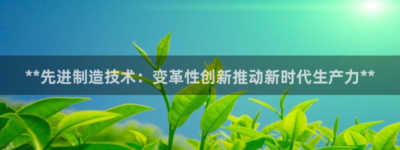 彩神v8是一个什么平台啊：**先进制造技术：变革性创新推动新时代生产力**
