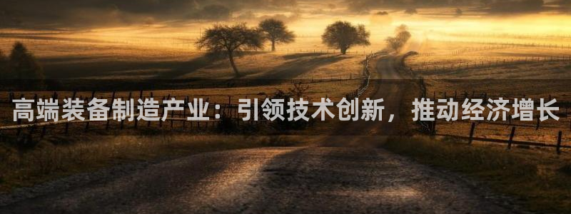 下载彩神通关注金码：高端装备制造产业：引领技术创新，推动经济增长