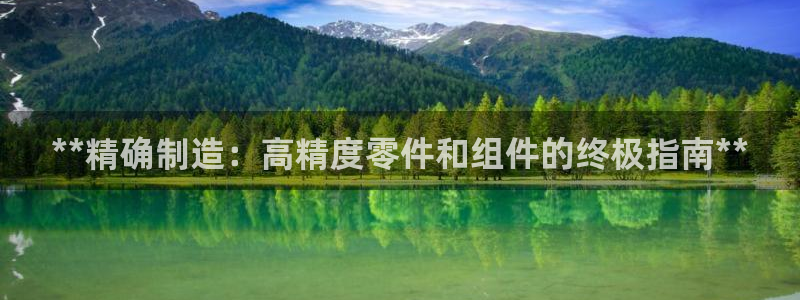 彩神是怎样一个平台赚钱的：**精确制造：高精度零件和组件的终极指南**