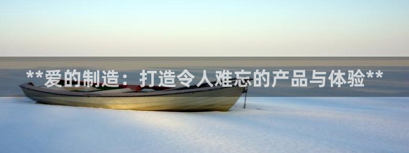 彩神v8是一个什么平台啊：**爱的制造：打造令人难忘的产品与体验**