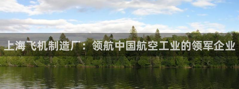 彩神v8app：上海飞机制造厂：领航中国航空工业的领军企业