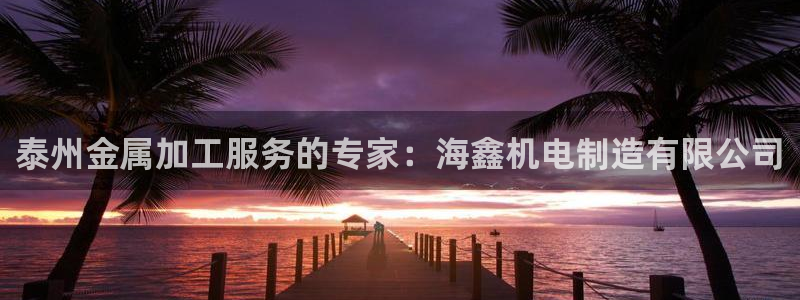 彩神官方登录：泰州金属加工服务的专家：海鑫机电制造有限公司