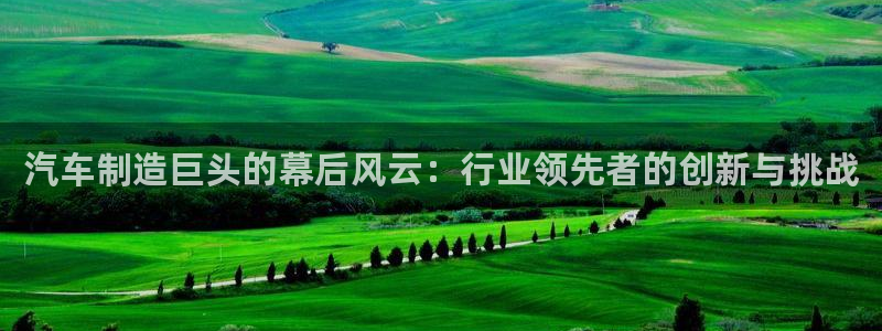 彩神通关注码金码对应码：汽车制造巨头的幕后风云：行业领先者的