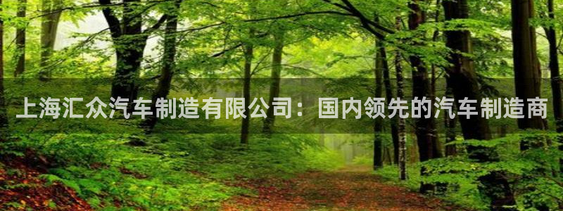 v彩神88iii：上海汇众汽车制造有限公司：国内领先的汽车制造商