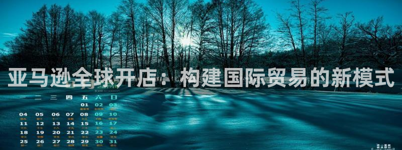 彩神V8平台：亚马逊全球开店：构建国际贸易的新模式