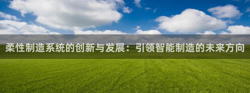 彩神通官方网：柔性制造系统的创新与发展：引领智能制造的未来方向